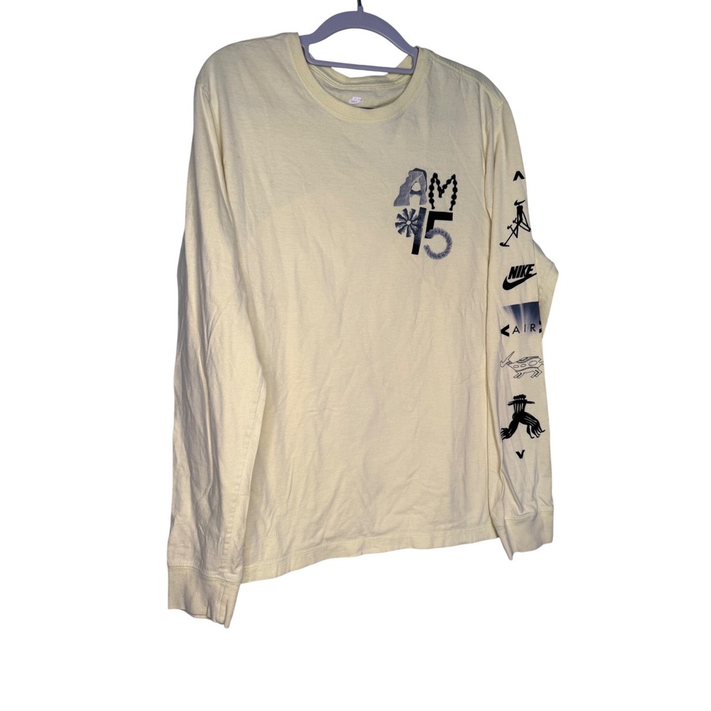 Nike Air Max 95 SNKRS Long Sleeve graphic t-shirt in Volt Yellow‎